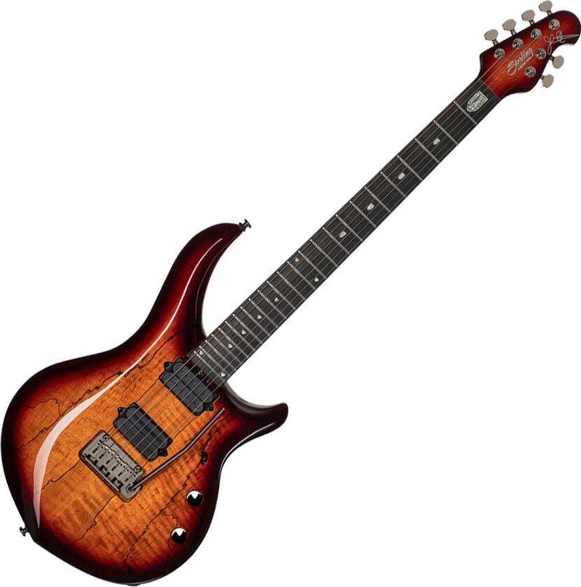 Sterling Majesty MAJ200X Spalted Maple Blood Orange Burst