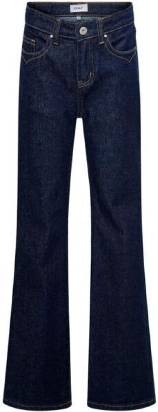 Kogjuicy flare jeans til barn, Dark Blue Denim