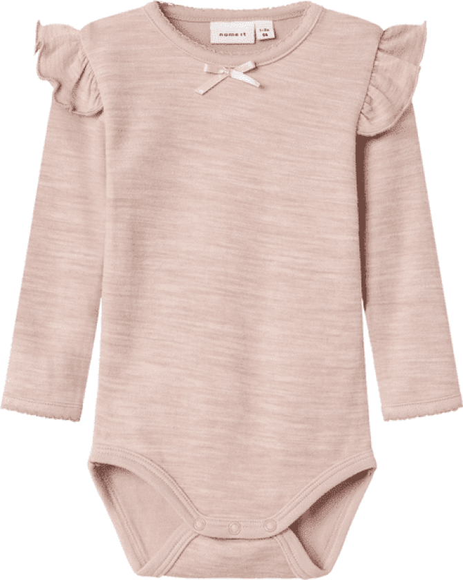 Name It Nbfwyla body i ull/viskose, Shadow Gray