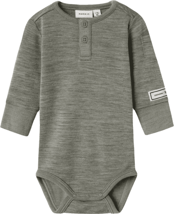 Name It Nbmwyla body i ull/viskose, Dried Sage