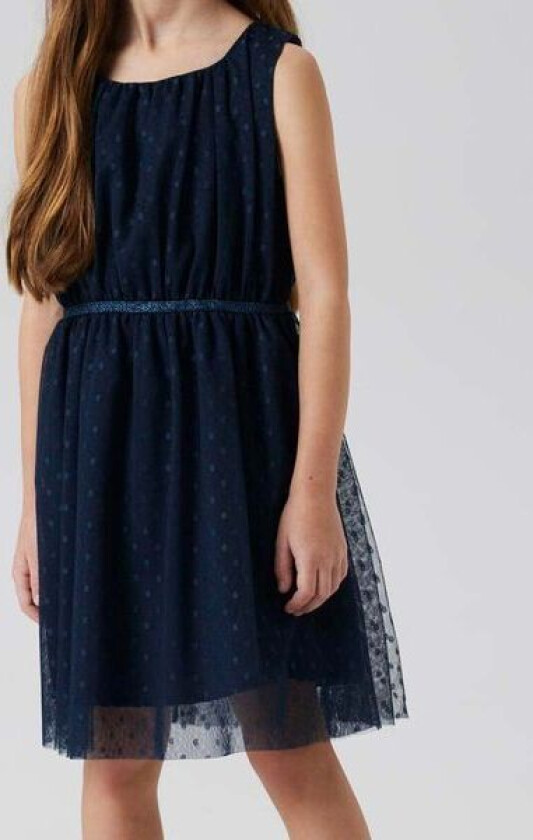 Name It Nkfvabos ermeløs kjole til barn, Dark Sapphire