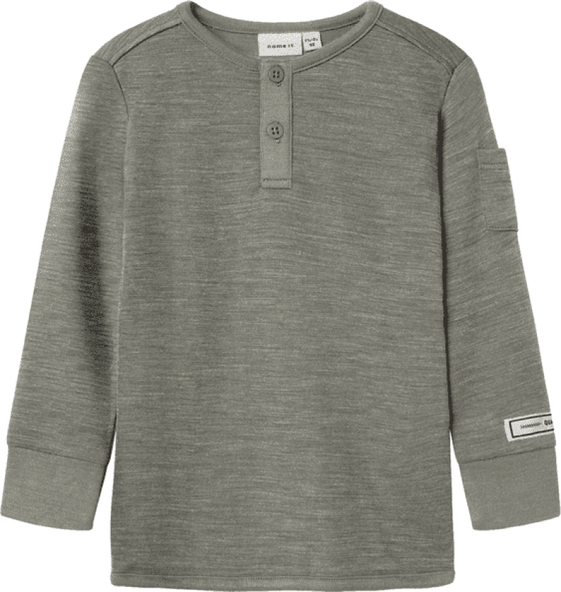 Name It Nmmwyla genser i ull/viskose, Dried Sage