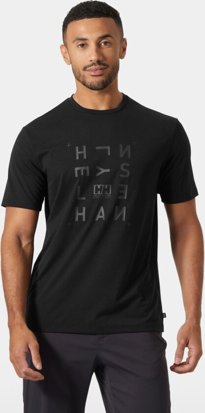 Menn Skog Recycled Graphic T-skjorte Svart XL SvartXL