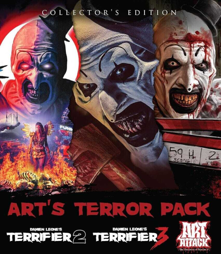 Art's Terror Pack: Terrifier 2 / Terrifier 3 Bluray