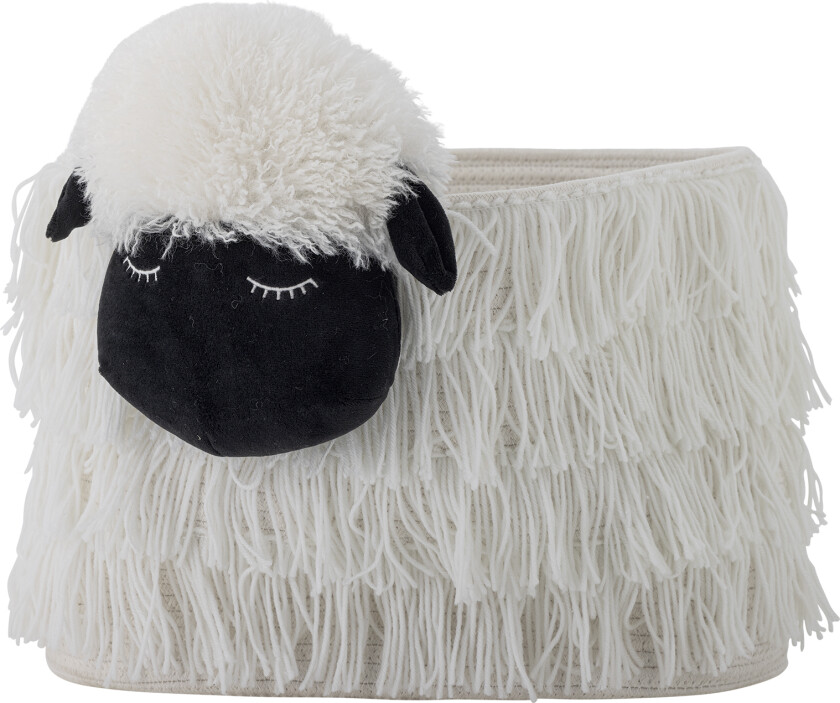 BLOOMINGVILLE MINI Dukkekurv, Hvit, Polyester (L40xH30xB25 cm)