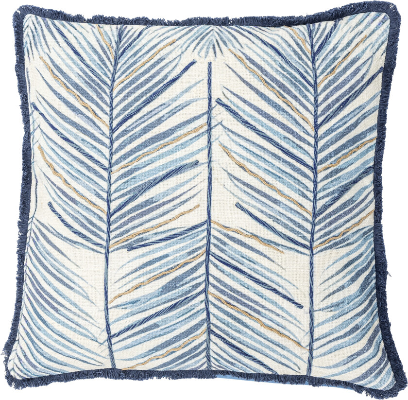 CREATIVE COLLECTION Laval-pute, blå, bomull (L50xB50 cm)
