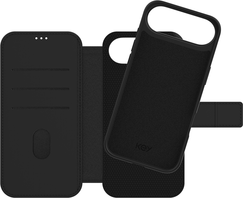 Unstad Lommebokdeksel iPhone Air Svart