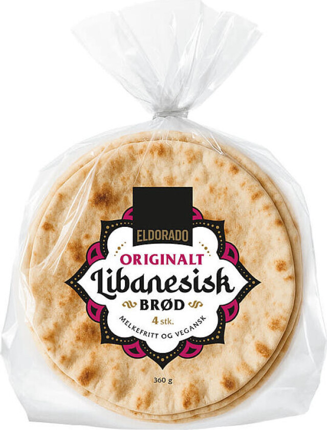 Libanesisk Brød Original 4stk 341g