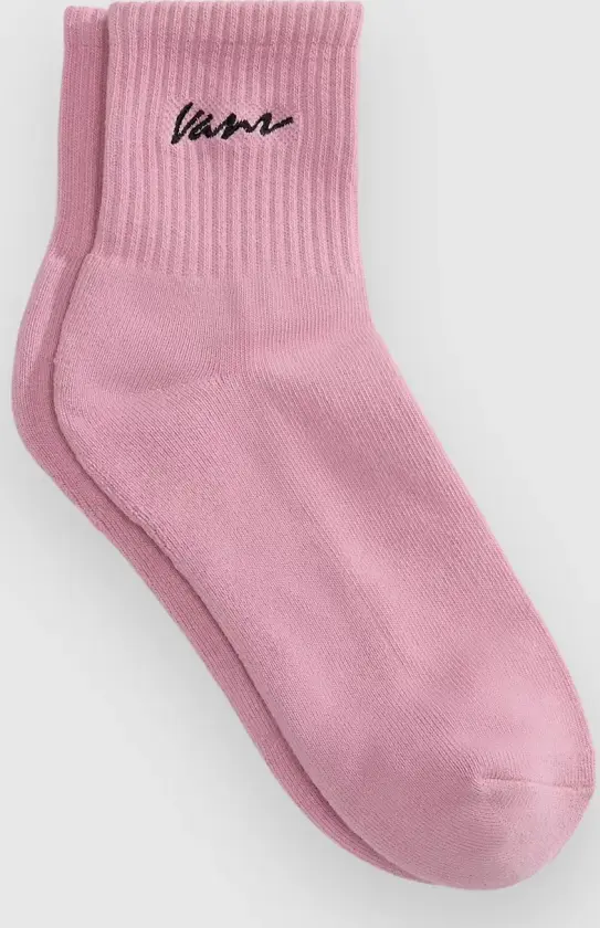 Classic Script Half Crew Sokker rosa
