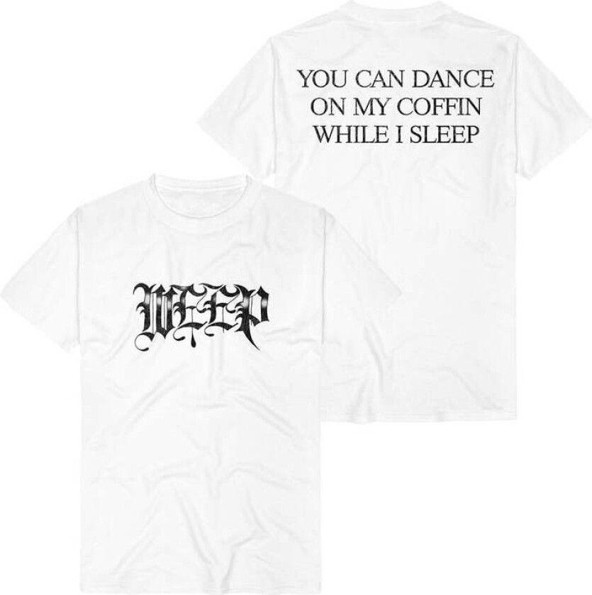 T-skjorte - Weep - S til 3XL - Herrer - hvit
