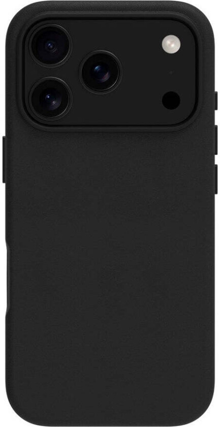 iPhone 17 Pro Roskilde skinndeksel (sort)