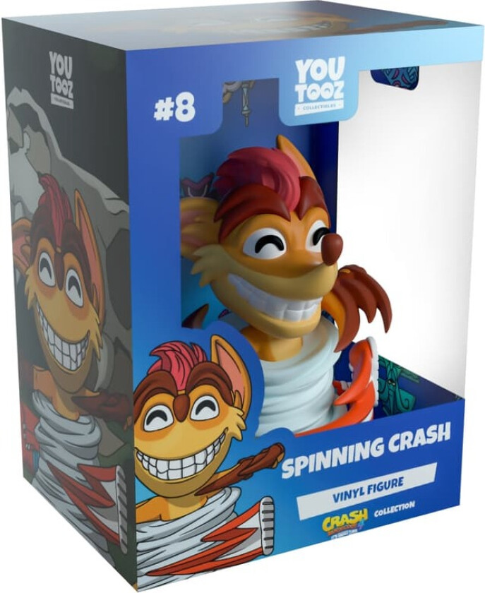 Crash Bandicoot actionfigur (Spinning Crash)