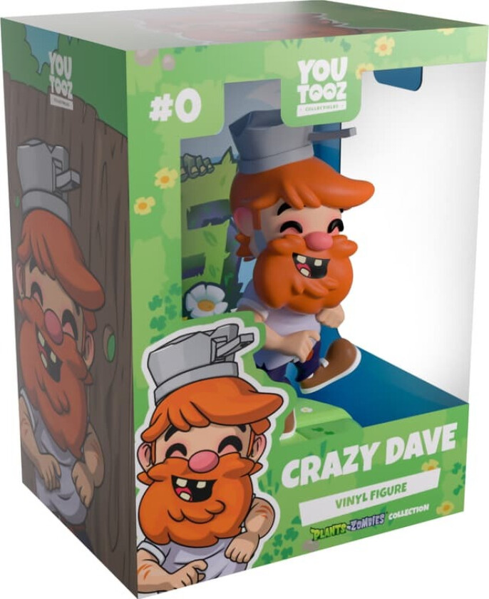 Plant Vs Zombies actionfigur (Crazy Dave)
