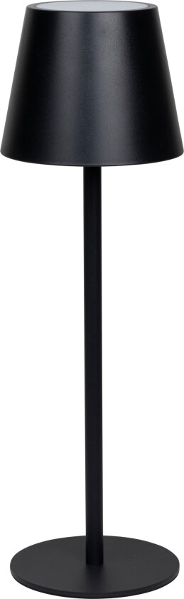 oppladbar bordlampe EL33725801 (sort)