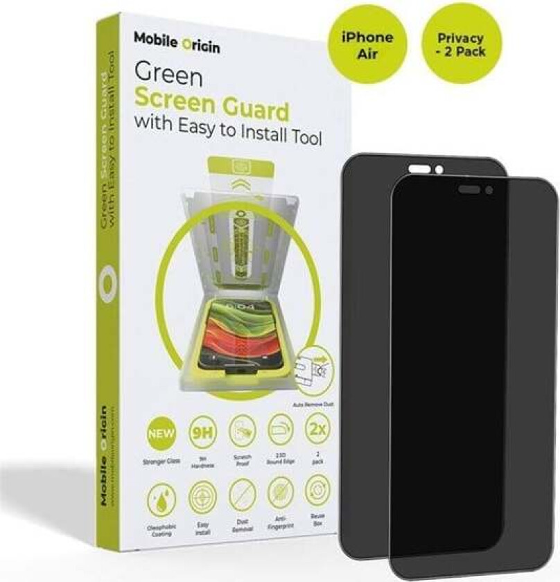 Screen Guard Privacy with easy applicator 2 pack - iPhone Air