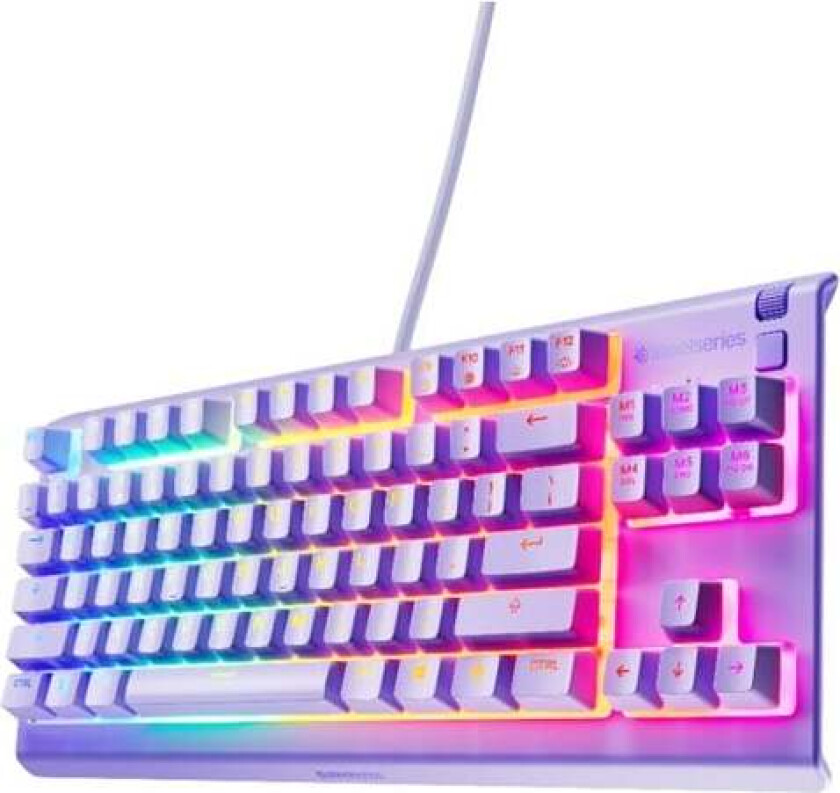 Apex 3 TKL Lavender - Gamingtastatur - Uten numpad - Nordisk - Lilla