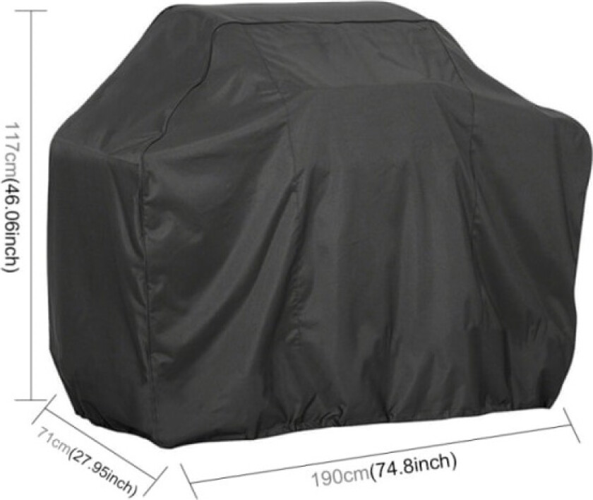 /EA/ Grilltrekk 190x70x117cm - beskytter mot vær og vind