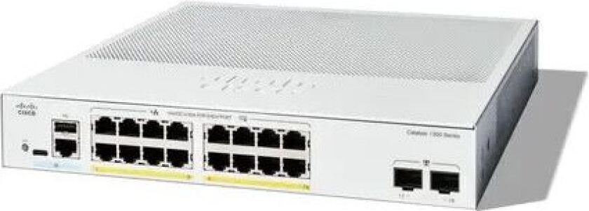 Catalyst C1300 Managed 16x1gbe 2xgbe Sfp Poe 240w Switch