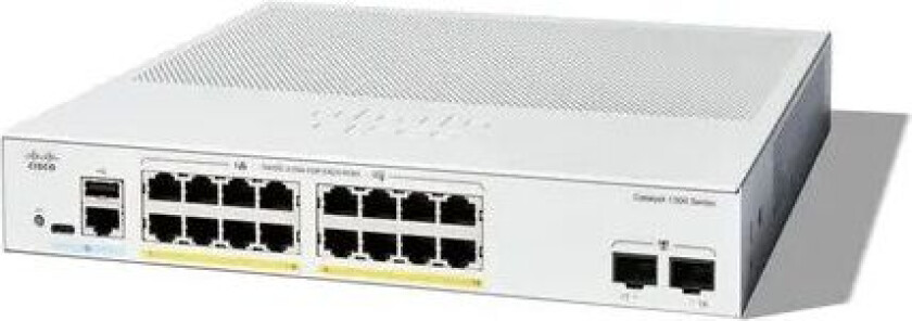 Catalyst C1300 Managed 16x1gbe 2xgbe Sfp Poe 120w Switch