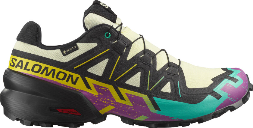 Men's Speedcross 6 GORE-TEX Transparent Yellow/Black / Waterfall 46