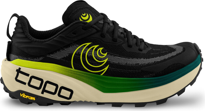 Topo Athletic Men's Vista Black/lime 8
