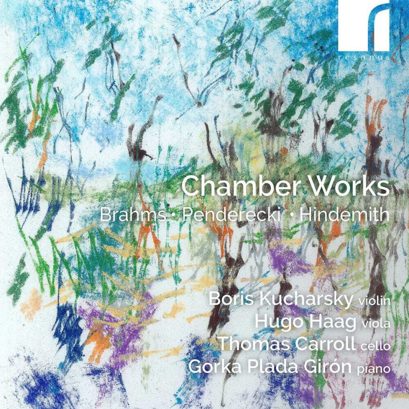 Boris Kucharsky Brahms Penderecki & Hindemith: Chamber Works CD