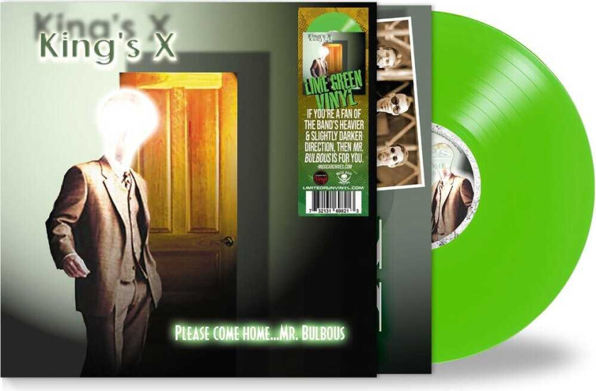 King's X Please Come Home...mr. Bulbous Green LP/Vinyl