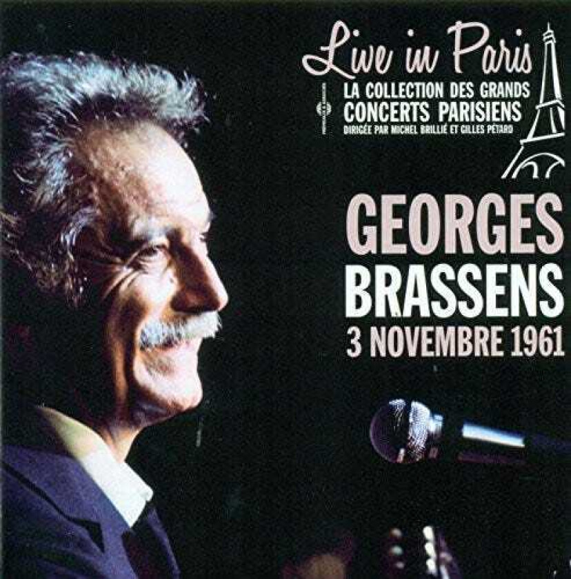 Georges Brassens Live In Paris 03 Novembre 1961 CD