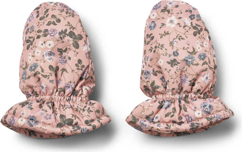 Muffu Puffervotter For Baby Rose Powder Flowers Rose Powder Flowers 0-3 months Rosa 0-3 måneder kvinne