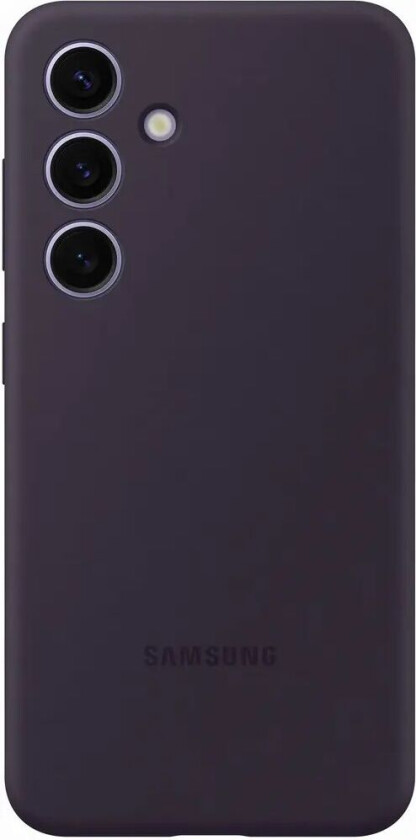 Galaxy S24 Silicone Case, Dark Violet