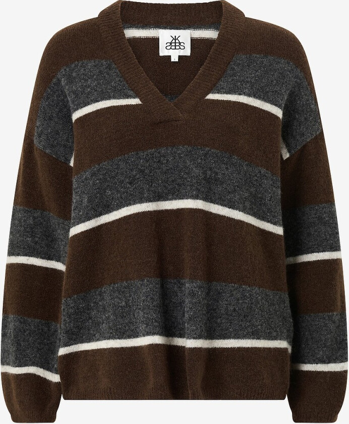 Pullover kbZelda Stripe Knit - Brun