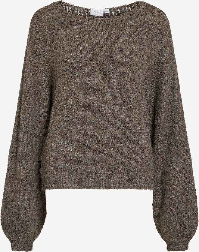 Pullover viMarley L/S Knit Pullover - Grå