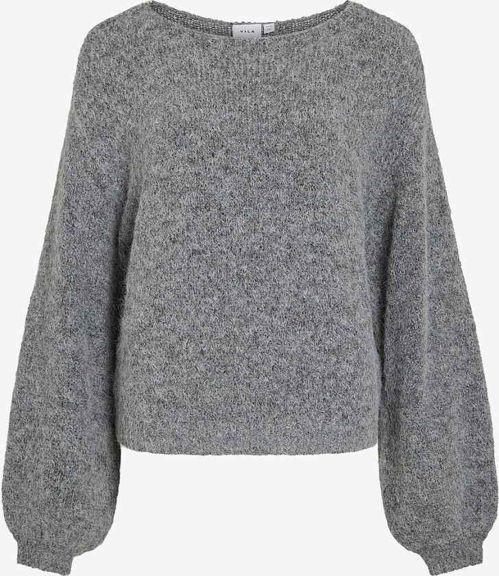 Pullover viMarley L/S Knit Pullover - Grå