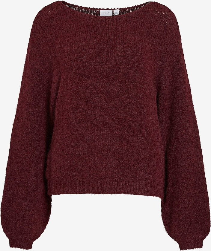 Pullover viMarley L/S Knit Pullover - Rød