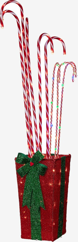 Dekorasjon utendørs CandyCane - Rød