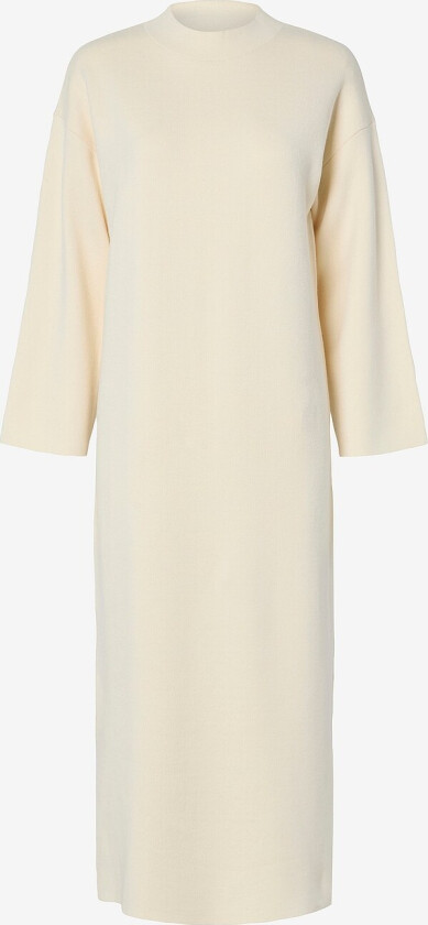 Maxikjole Yaselma LS Long Knit Dress S. - Grå