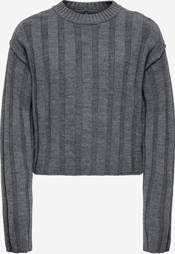 Pullover kogTessa L/s O-neck Pullover - Grå