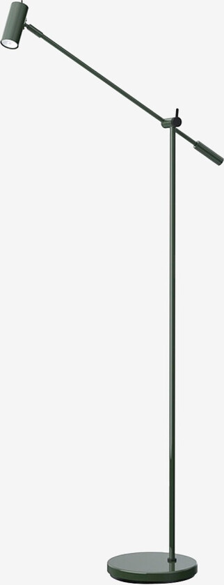 Gulvlampe Cato høyde 100-143cm cm, dimbar - Grønn