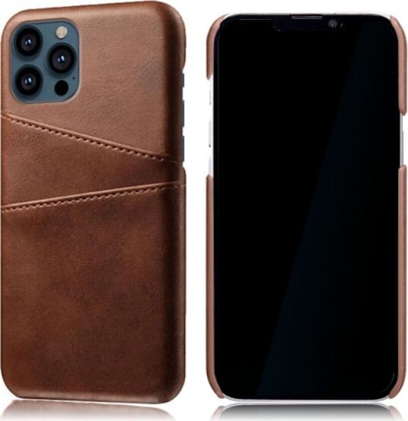 Dual Card iPhone 13 Pro deksel - Brun