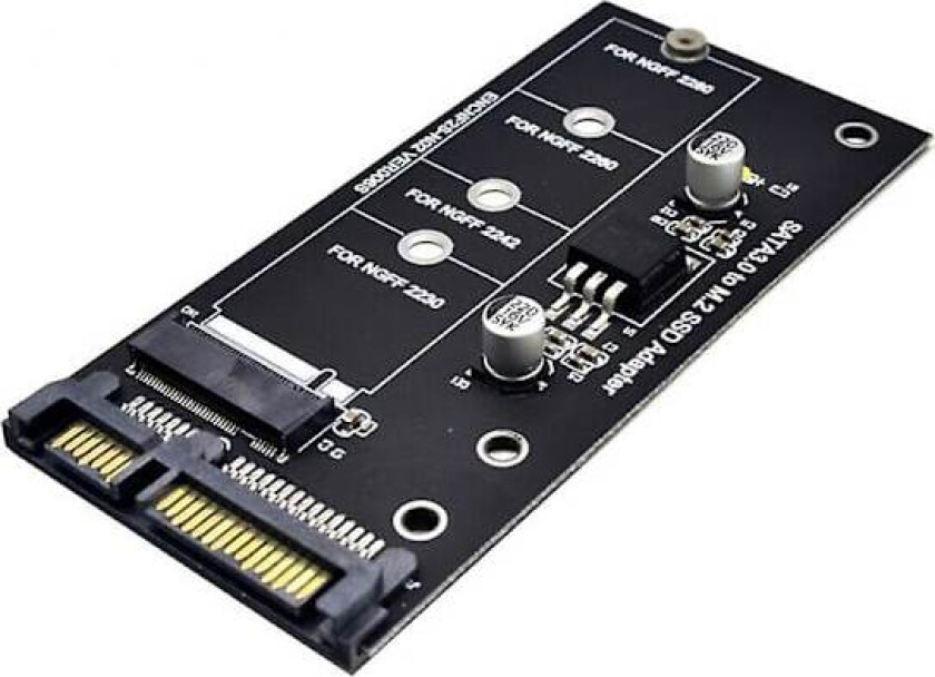 Aubess M.2 Sata-adapter M2 til Sata3-adapter Ngff-adapterkort Ssd Solid State Drive