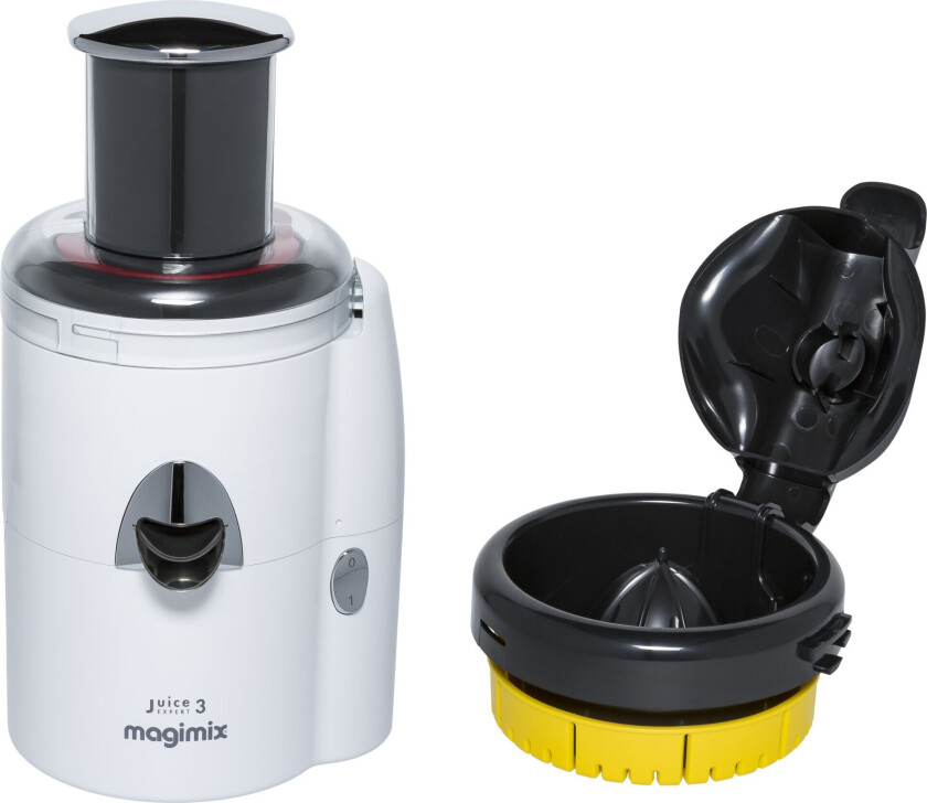 Juice Expert 3 Saftpresser – 400W, 3 funksjoner, XL påfylling – Hvit