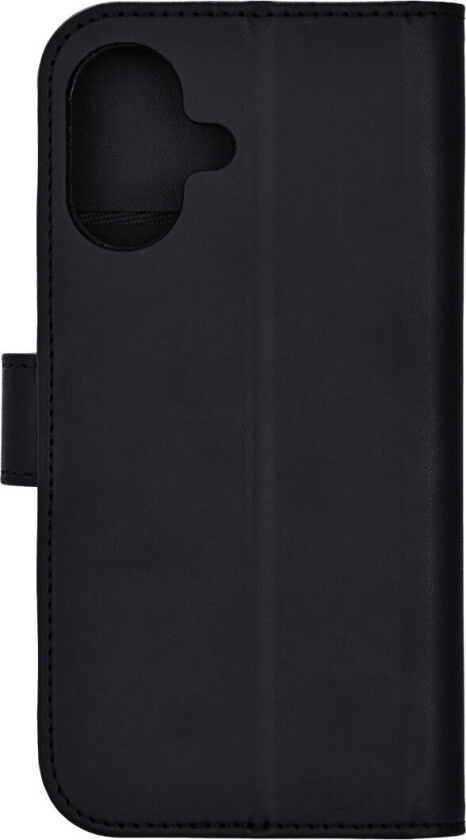 Wallet Cover til iPhone 17 - Stander Funksjon - Sort