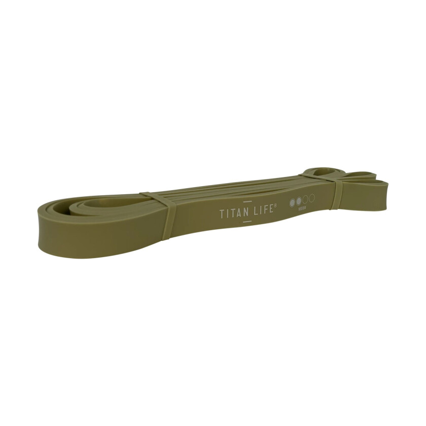 Titan Life - Resistance Band Medium, treningsstrikk middels Light Green