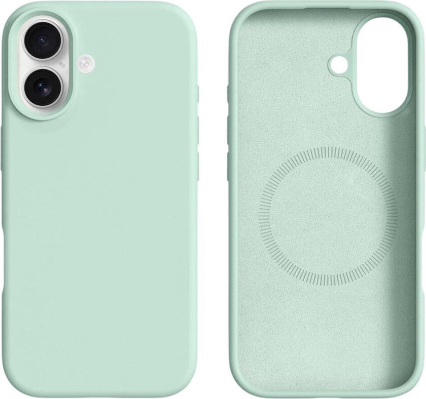 iPhone 16 2-i-1 Silikon & Hard Plast Deksel - MagSafe Kompatibel - Lysgrønn