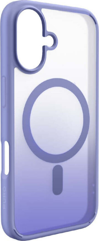 iPhone 17 PURO GRADIENT Deksel - MagSafe Kompatibel - Gjennomsiktig / Lilla