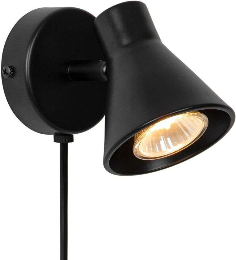 Bilde av - Eik Vegglampe Black