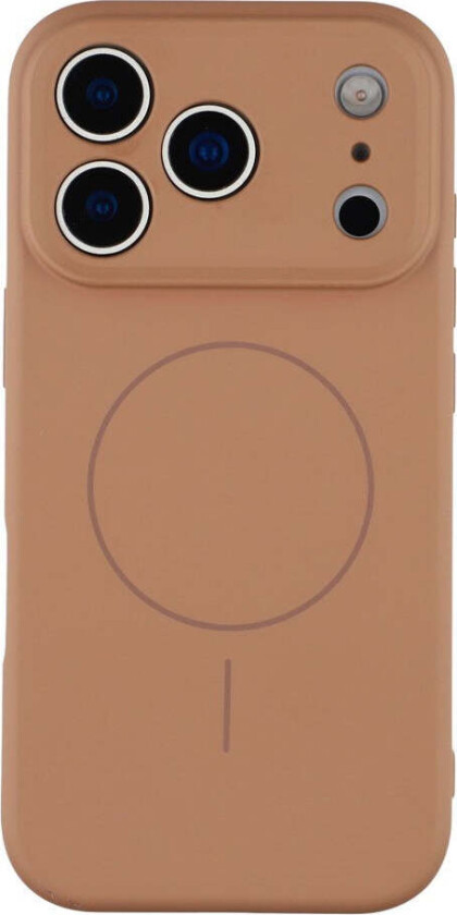 iPhone 17 Pro Max Fleksibelt Plast Deksel med Fôr Innvendig – MagSafe Kompatibel – Brun