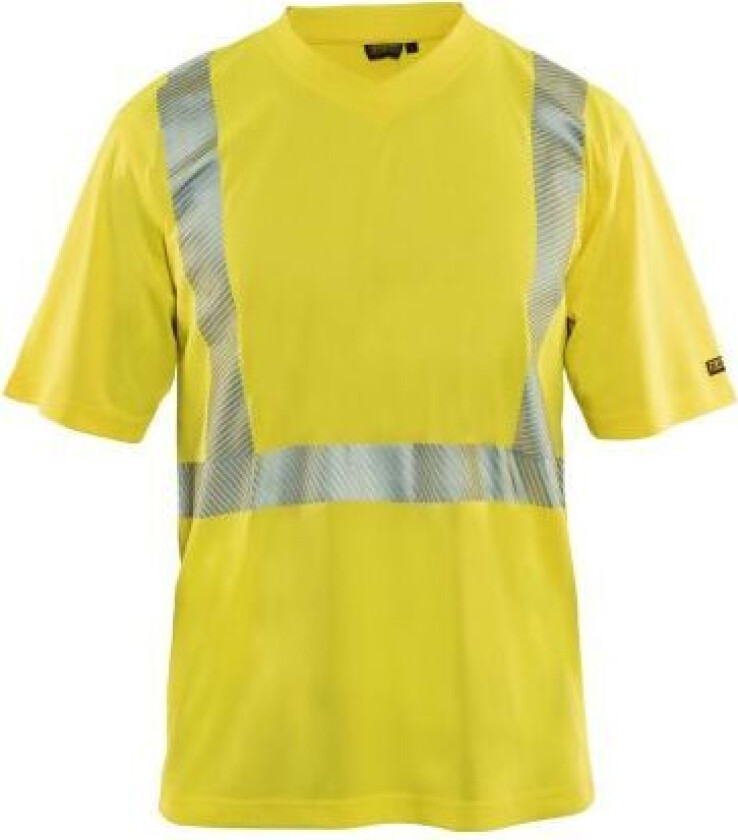 Blåkläder 338610133300L T-skjorte varselgul, UV-beskyttet, varsel Str. L