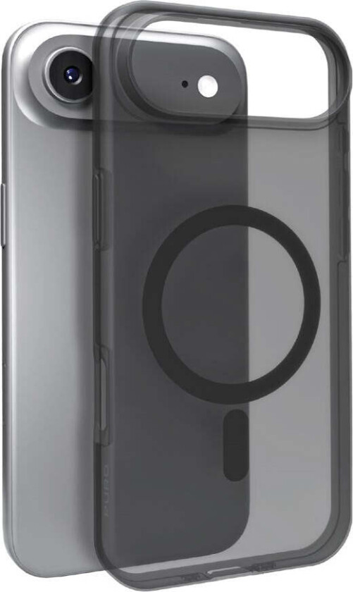 iPhone Air PURO DAYLIGHT Silikon Deksel - MagSafe Kompatibel - Gjennomsiktig / Svart