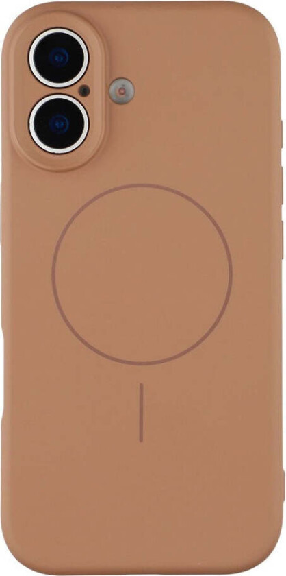 iPhone 17 Fleksibelt Plast Deksel med Fôr Innvendig – MagSafe Kompatibel – Brun
